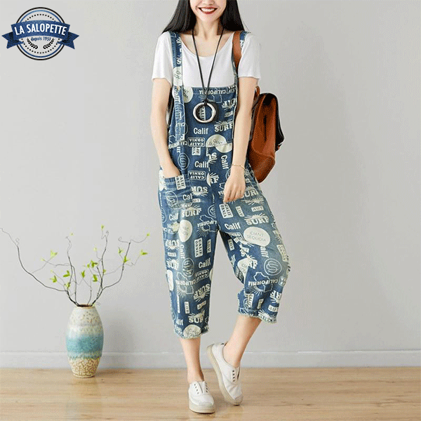 Salopette di Jeans Modello Californiano
