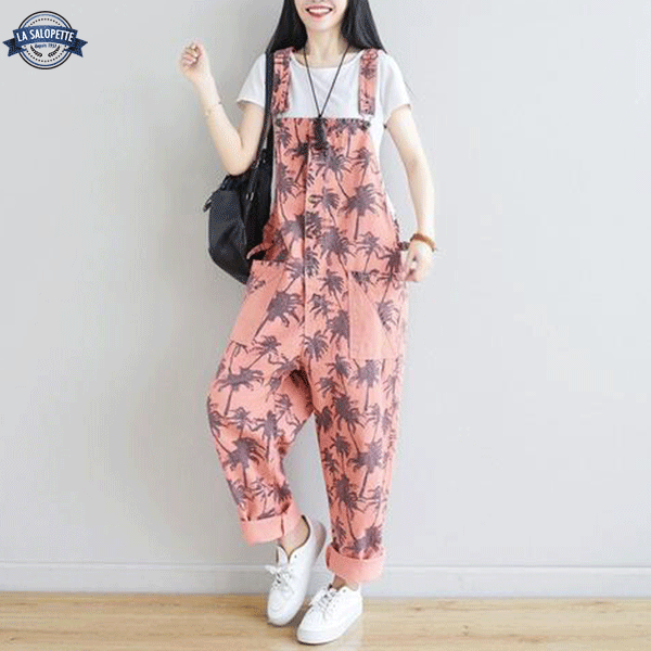 Salopette vintage Akita Femmina Rosa