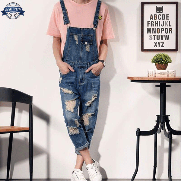 Salopette di Jeans Tendenza Calgary