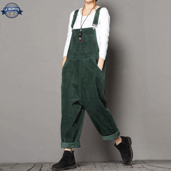 Salopette Vintage Verde Abete Yko