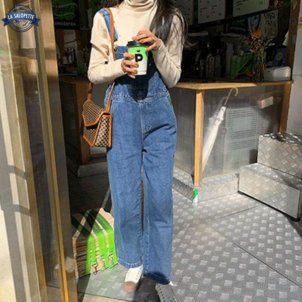 Salopette di Jeans Blu Jeans Milano