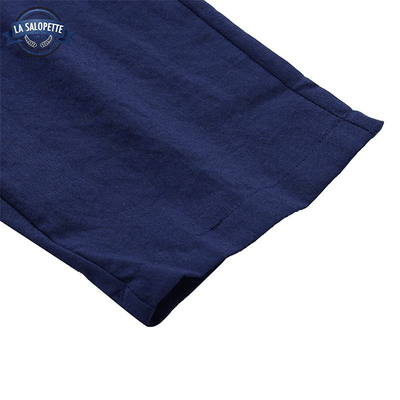 Salopette Vintage Donna Hippie Blu Navy